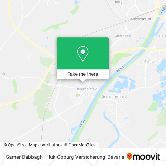 Samer Dabbagh - Huk-Coburg Versicherung map