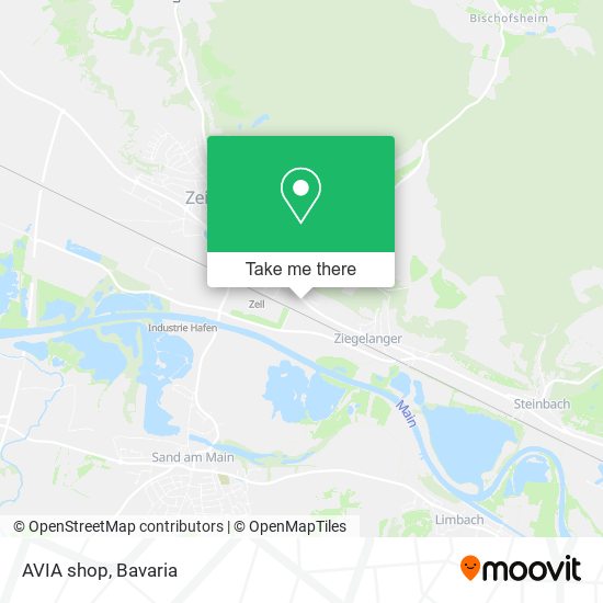 AVIA shop map