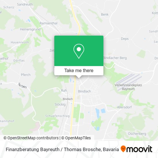 Finanzberatung Bayreuth / Thomas Brosche map