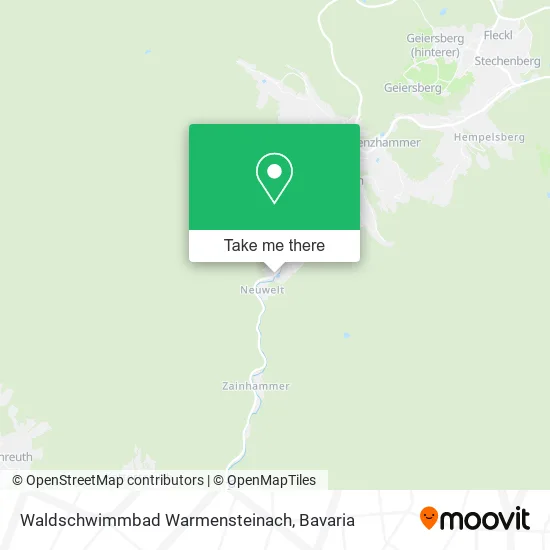 Карта Waldschwimmbad Warmensteinach