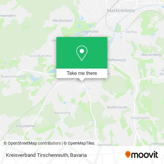 Kreisverband Tirschenreuth map