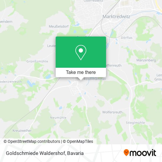 Goldschmiede Waldershof map