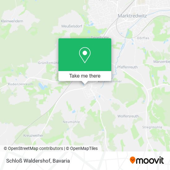 Schloß Waldershof map