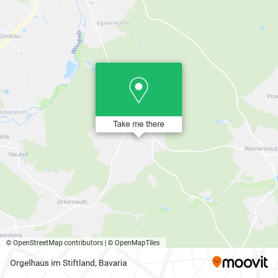 Orgelhaus im Stiftland map