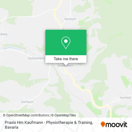 Praxis Hm Kaufmann - Physiotherapie & Training map