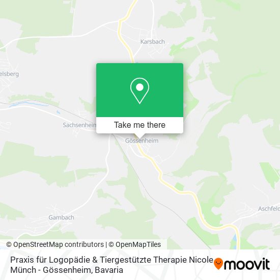 Praxis für Logopädie & Tiergestützte Therapie Nicole Münch - Gössenheim map