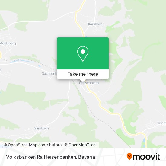 Volksbanken Raiffeisenbanken map