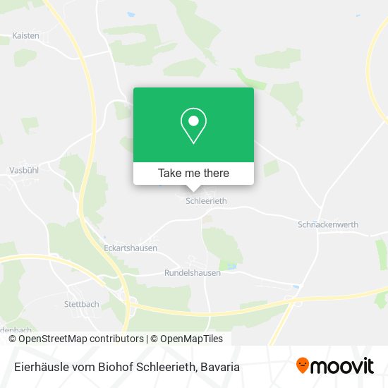 Eierhäusle vom Biohof Schleerieth map
