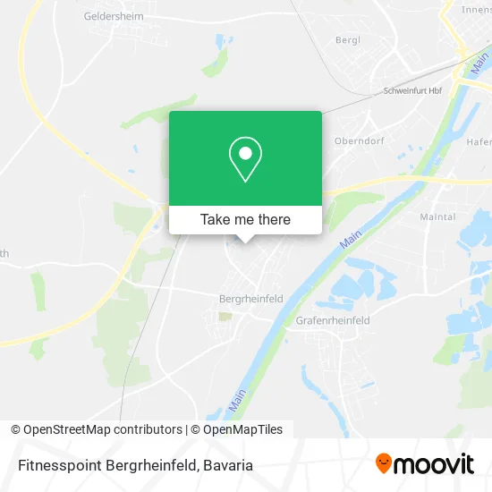 Карта Fitnesspoint Bergrheinfeld
