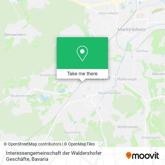 Interessengemeinschaft der Waldershofer Geschäfte map