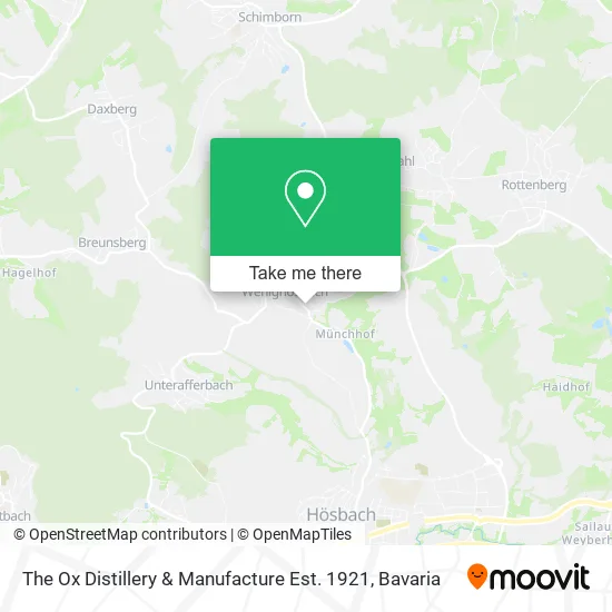 Карта The Ox Distillery & Manufacture Est. 1921