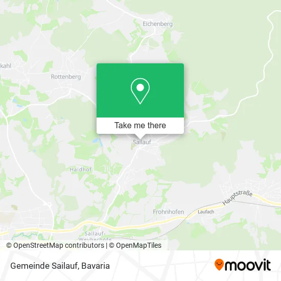Gemeinde Sailauf map