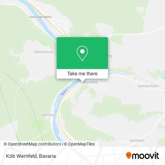 Карта Köb Wernfeld
