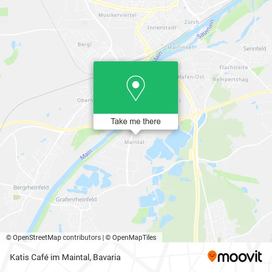 Карта Katis Café im Maintal