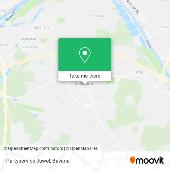 Карта Partyservice Juwel