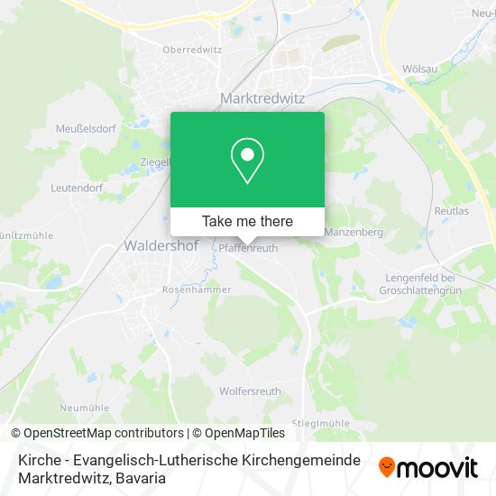 Kirche - Evangelisch-Lutherische Kirchengemeinde Marktredwitz map