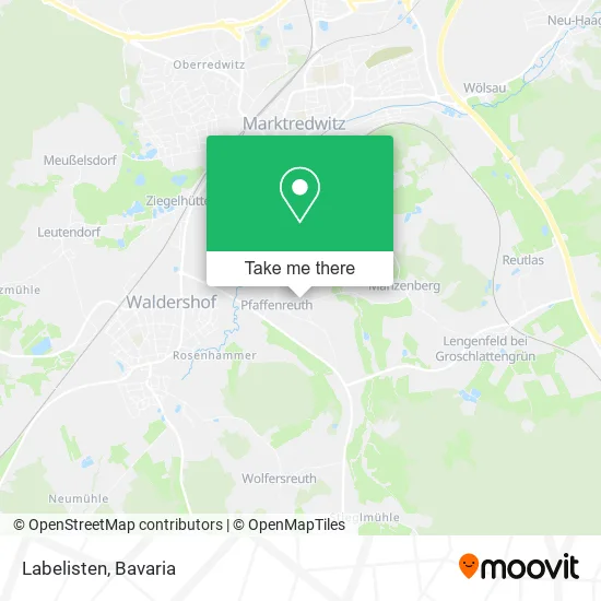 Карта Labelisten