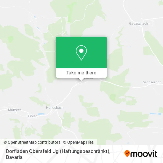 Карта Dorfladen Obersfeld Ug (Haftungsbeschränkt)