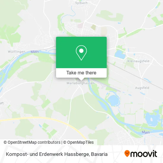 Карта Kompost- und Erdenwerk Hassberge