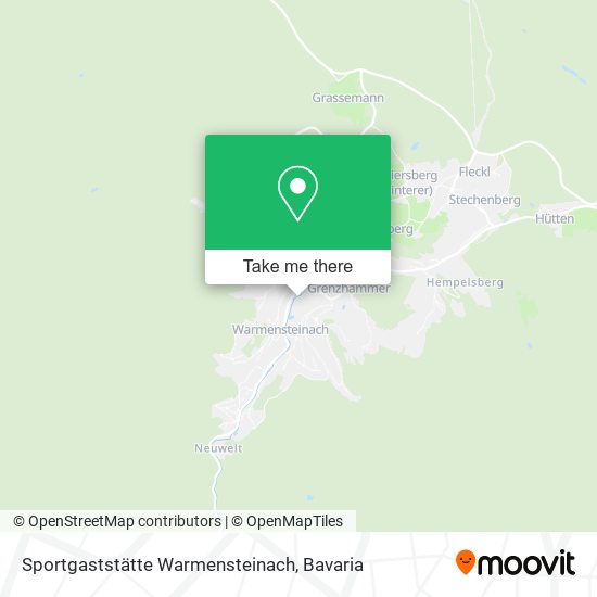 Sportgaststätte Warmensteinach map