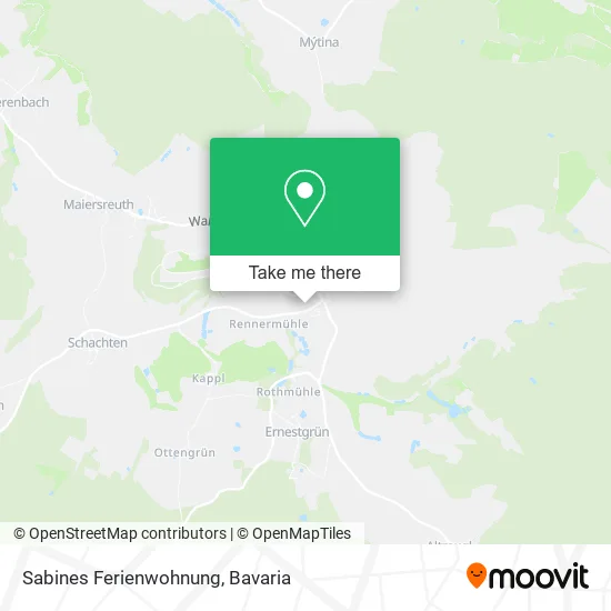 Карта Sabines Ferienwohnung
