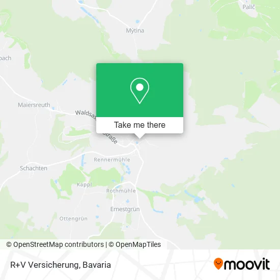 R+V Versicherung map