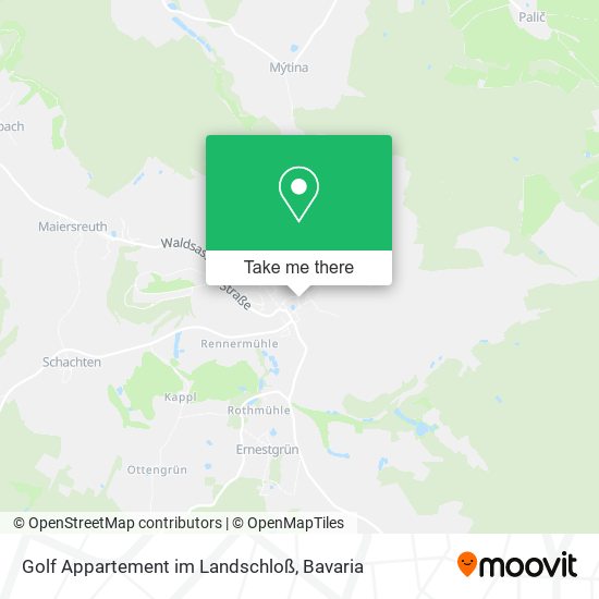 Golf Appartement im Landschloß map