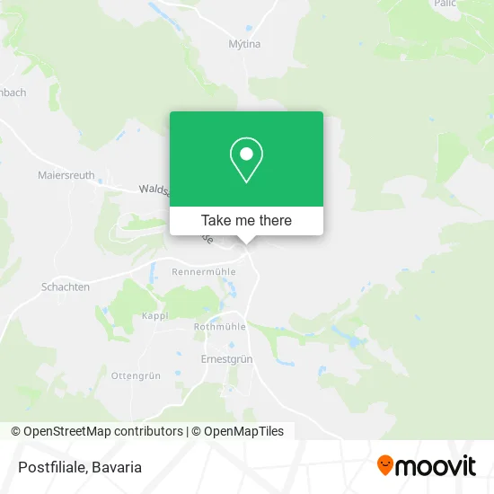 Postfiliale map