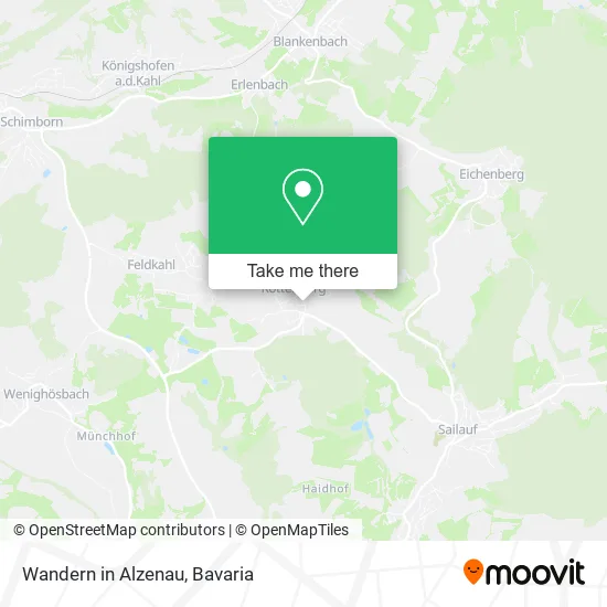 Карта Wandern in Alzenau