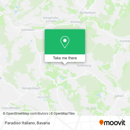 Карта Paradiso Italiano