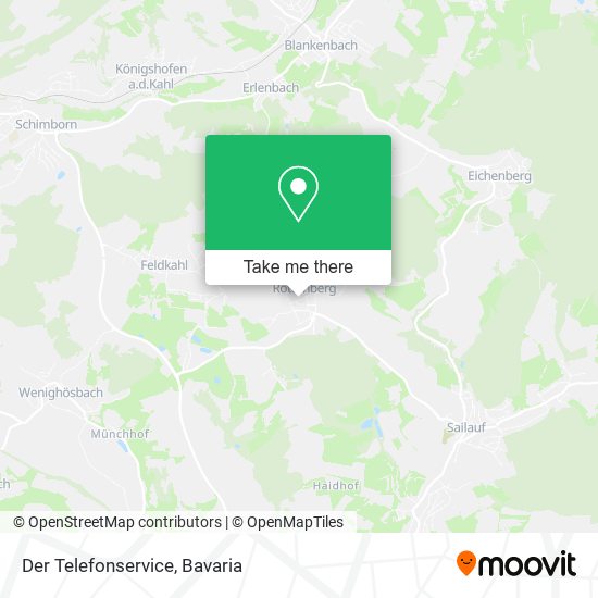 Карта Der Telefonservice