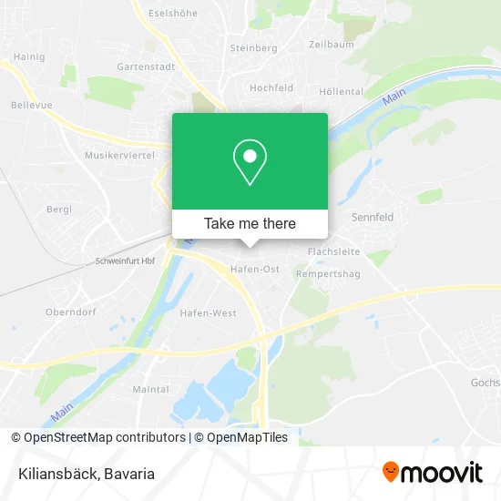 Kiliansbäck map