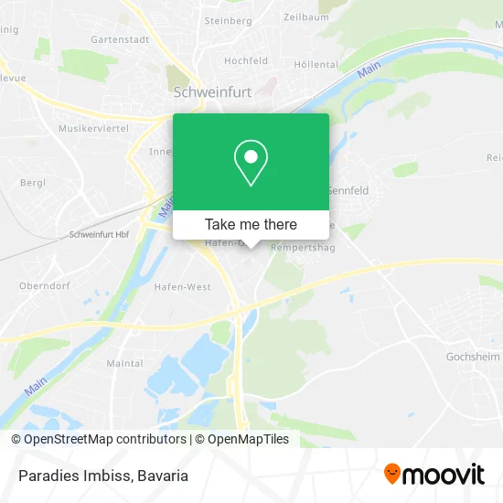 Карта Paradies Imbiss