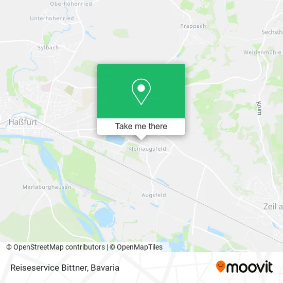 Карта Reiseservice Bittner