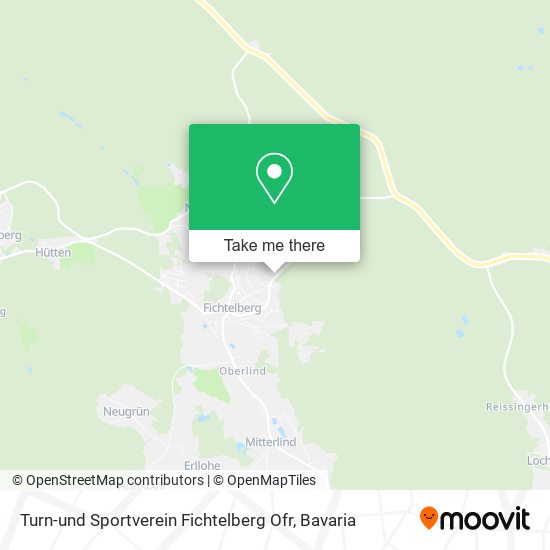 Карта Turn-und Sportverein Fichtelberg Ofr