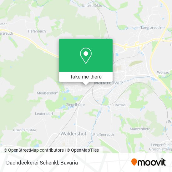 Dachdeckerei Schenkl map