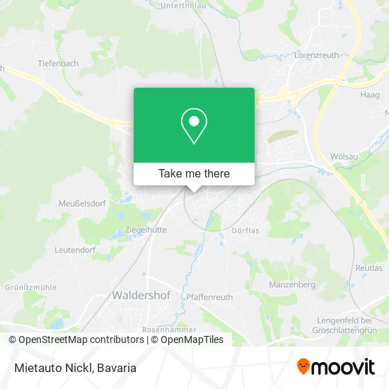 Карта Mietauto Nickl