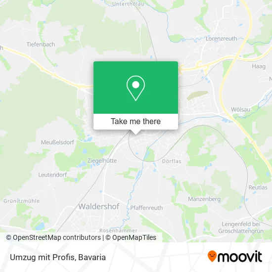 Карта Umzug mit Profis
