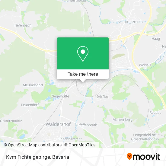 Карта Kvm Fichtelgebirge