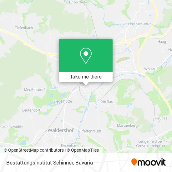 Карта Bestattungsinstitut Schinner
