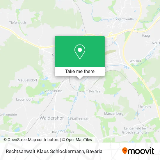 Карта Rechtsanwalt Klaus Schlockermann
