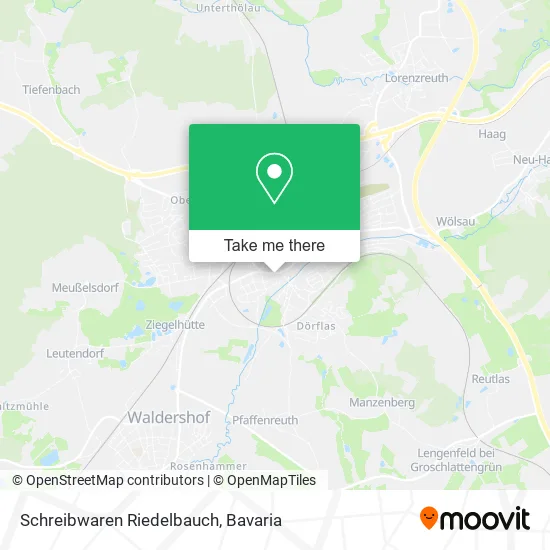 Карта Schreibwaren Riedelbauch