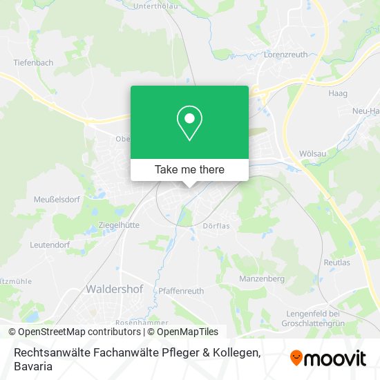Карта Rechtsanwälte Fachanwälte Pfleger & Kollegen