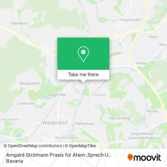 Карта Arngard Strömann Praxis für Atem-,Sprech-U.