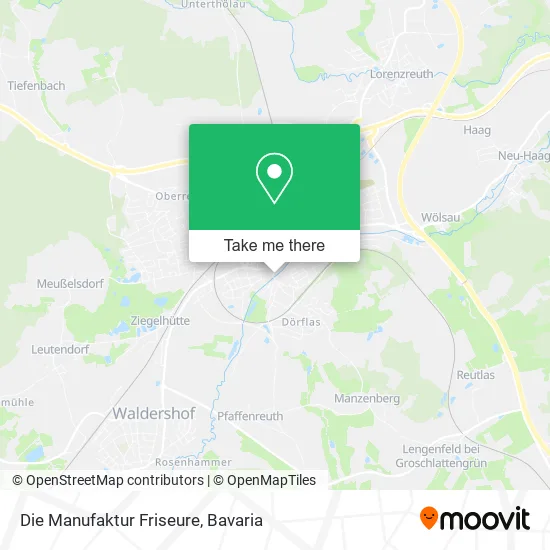Карта Die Manufaktur Friseure