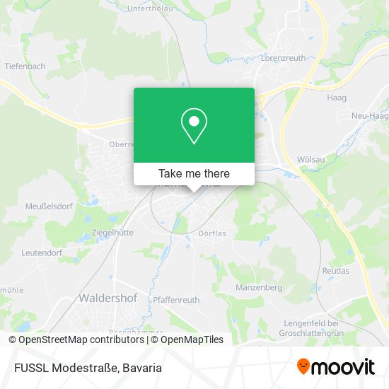 Карта FUSSL Modestraße