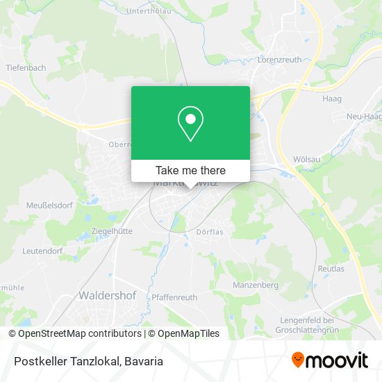 Карта Postkeller Tanzlokal