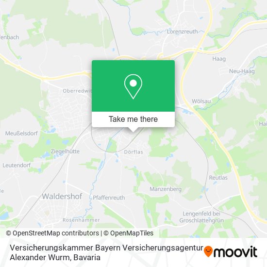 Versicherungskammer Bayern Versicherungsagentur Alexander Wurm map