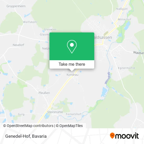 Карта Genedel-Hof