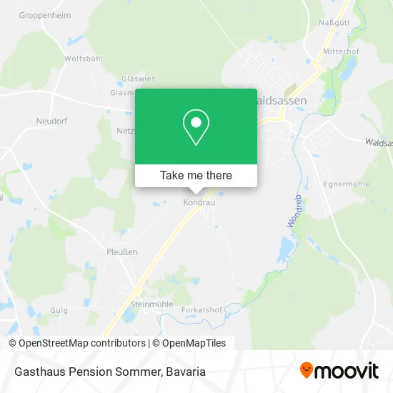 Карта Gasthaus Pension Sommer